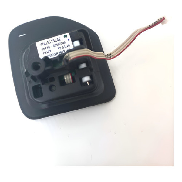 Shift Câmbio Borboleta Esquerdo - Audi A6 2015/2017 Liso Preto