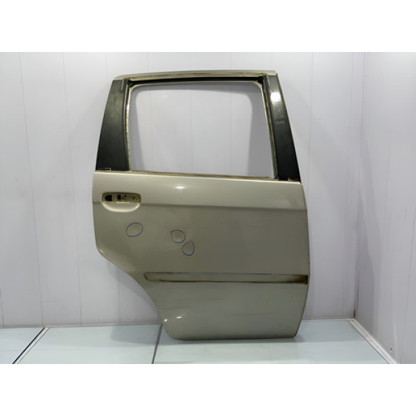 Porta Traseira Direita Fiat Idea 2006/2010 Com Detalhe Traseira Direito Dourado-escuro