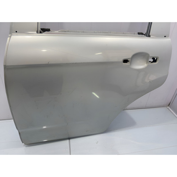 Porta Traseira Esquerda Citroen C3 C/detalhe 2012/2021 - Traseira - Esquerda - Prateado