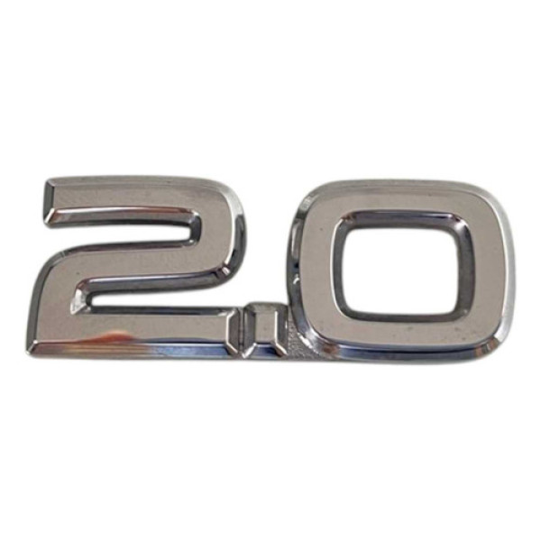 Emblema 2.0 Capô Traseiro Toyota Corolla 2009/2012 Cromado