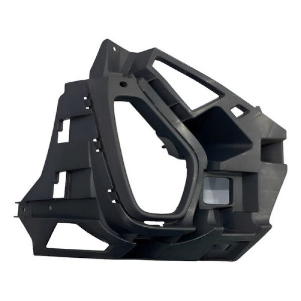 Moldura Farol De Milha Lado Esquerda Volkswagen Nivus 21/23 Preto Esquerdo