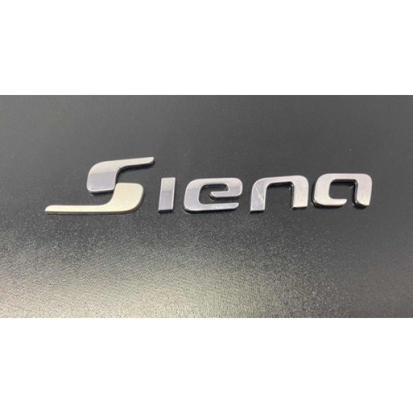 Emblema Siena Capô Traseiro Fiat Grand Siena 2014