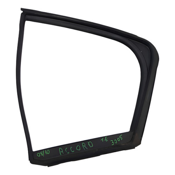 Borracha Vidro Vigia Lateral Traseiro Esquerdo Accord 08/10