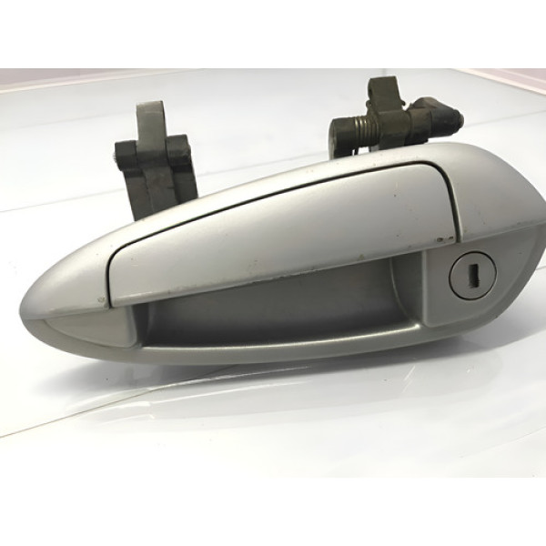 Maçaneta Externa C/detalhe Porta D.e Fiat Bravo 2010/2016 Prateado
