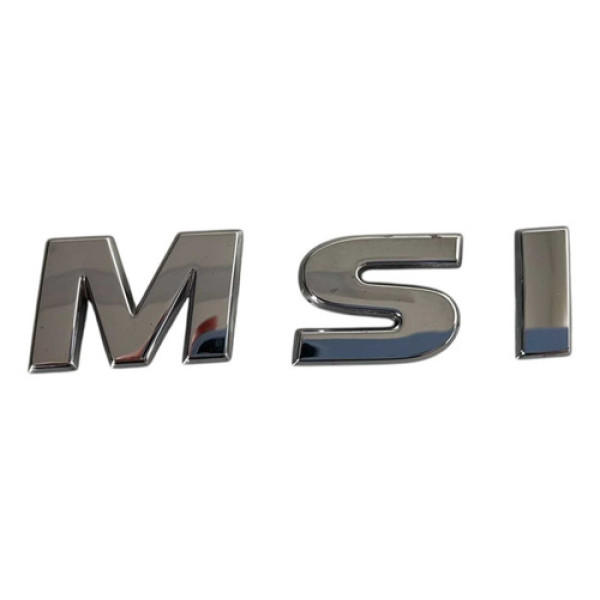 Emblema Msi Tampa Traseira Volkswagen Virtus  2018/2023 Cromado