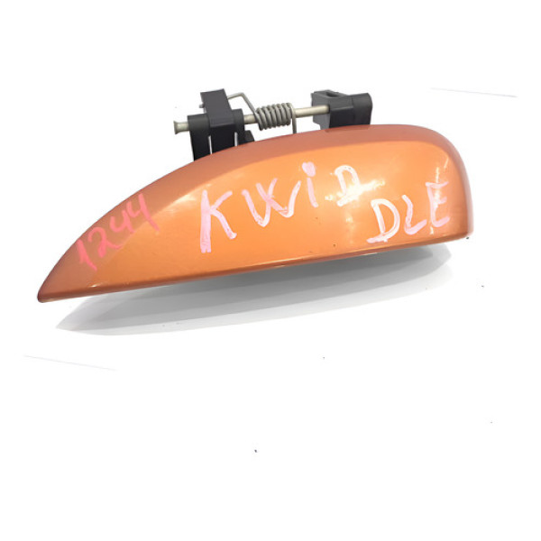 Maçaneta Externa Dianteira Esquerda Renault Kwid 2017/2021 Laranja