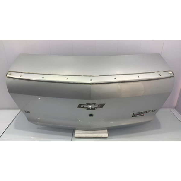 Capô Tampa Traseiro Chevrolet Cobalt 2012/2015 Com Detalhes Prateado