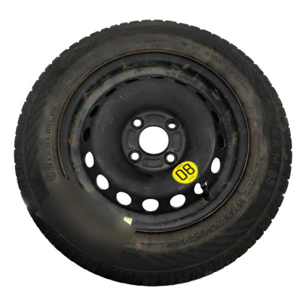 Roda Estepe Aro 14 Ford Ka 2015/2021 48116 Preto