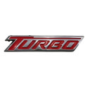 Emblema Turbo Tampa Traseira Cruze Sedan 2017/2023 45866 Vermelho