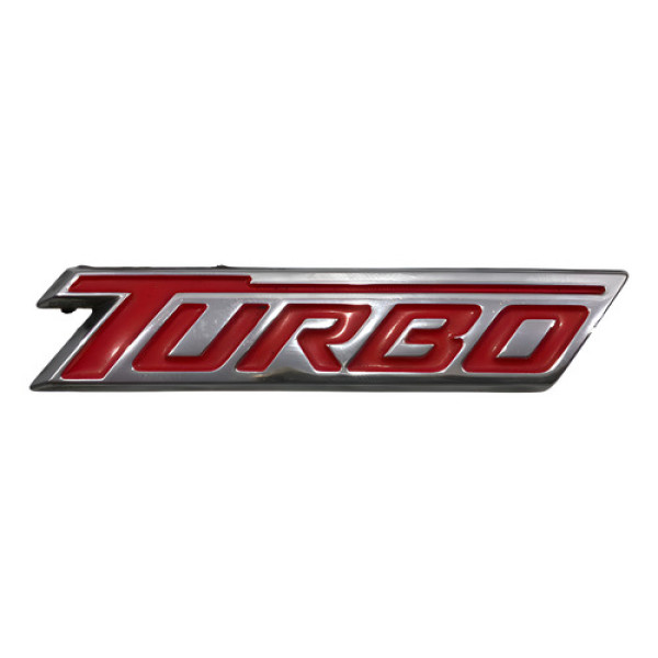 Emblema Turbo Tampa Traseira Cruze Sedan 2017/2023 45866 Vermelho
