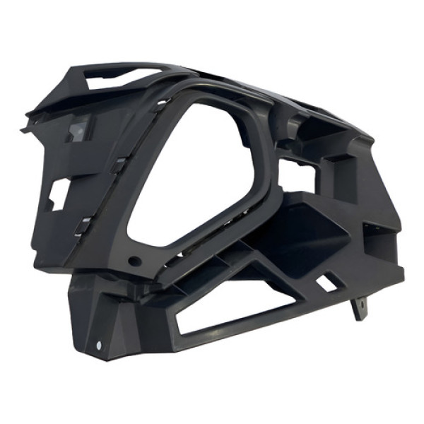 Moldura Farol De Milha Lado Direito Volkswagen Nivus 21/23 Preto Direito