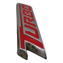 Emblema Turbo Tampa Traseira Cruze Sedan 2017/2023 45866 Vermelho
