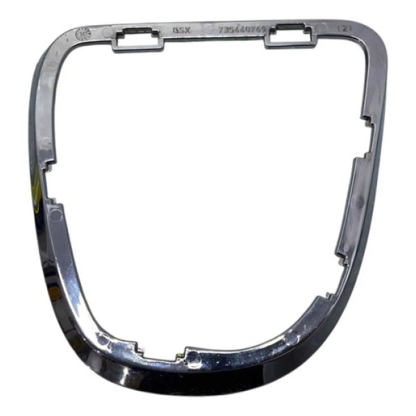 Acabamento Alavanca Marchas Fiat Bravo 2013/2016 56178 Prateado Lisa