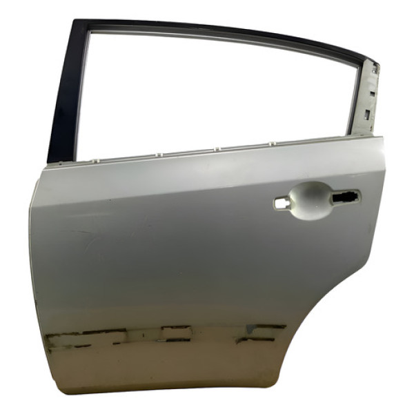Porta Traseira Esquerda Nissan Sentra 2008/2012 47235 Traseira Esquerda Prata