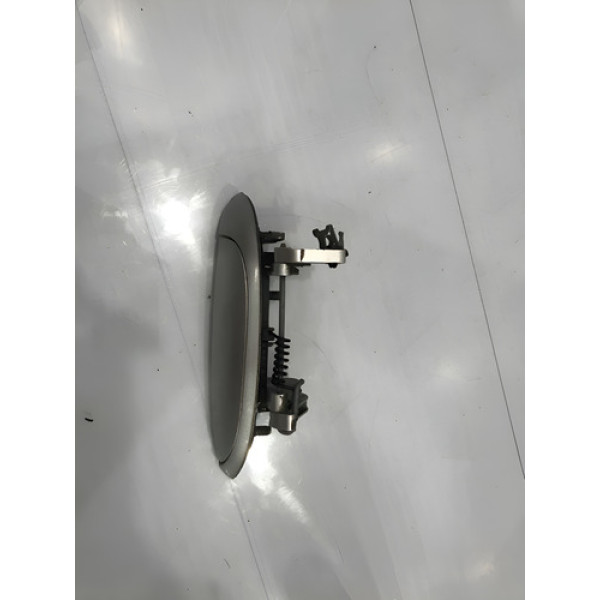 Maçaneta Externa Prata Traseira Direita Renault Logan 2013 Prateado