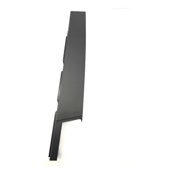 Moldura Coluna Porta Dianteira Esq Volkswagen Nivus 2020/22 Dianteira Esquerda Preto