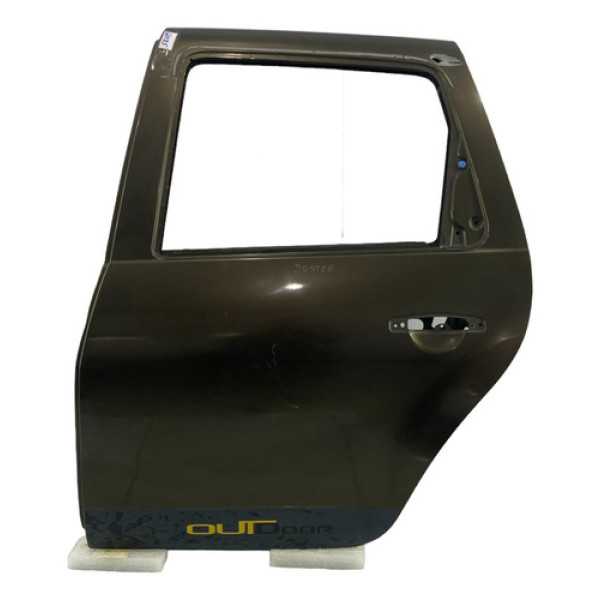 Porta Traseira Esquerda C/detelhes Duster/oroch 2011/2021 Traseira Direito Marrom
