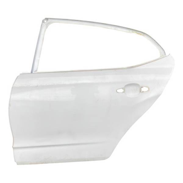 Porta Traseira Esquerda Citroën C4 Lounge 2014/2018 51713 Traseira Esquerdo Branco