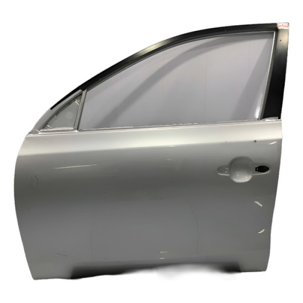 Porta Dianteira Esquerda Hyundai I30 2009/2012 Com Detalhe Dianteira Esquerda Prateado