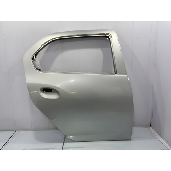 Porta Traseira Direita Renault Logan 2015/2020 Traseira Direita Prateado