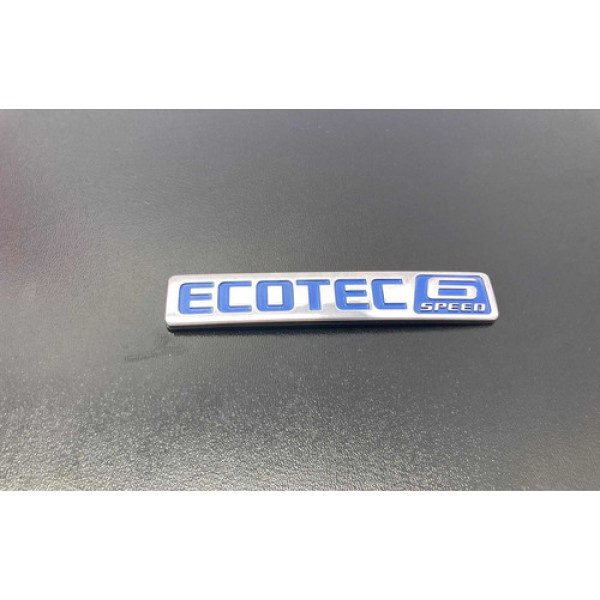 Emblema Ecotec Capo Traseiro Gm Sonic 2012/2016