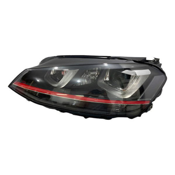 Farol Dianteiro Esquerdo Volkswagen Golf Gti 2014/2017 Esquerdo