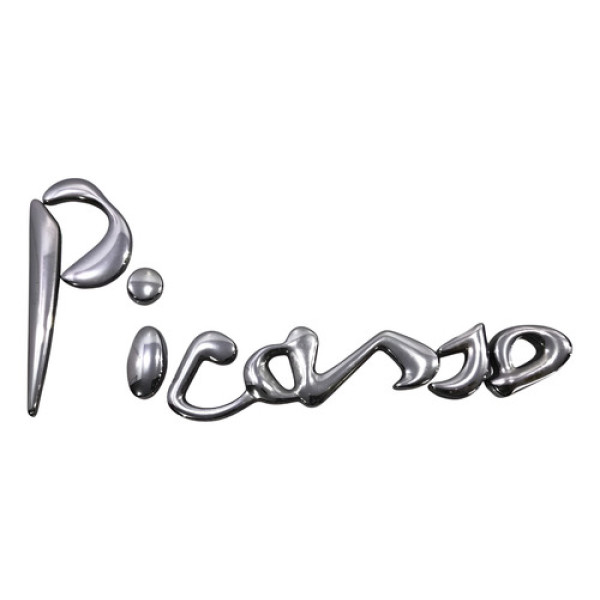 Emblema Picasso Citroën C3 Picasso Aircross 2010/14 48203 Prateado