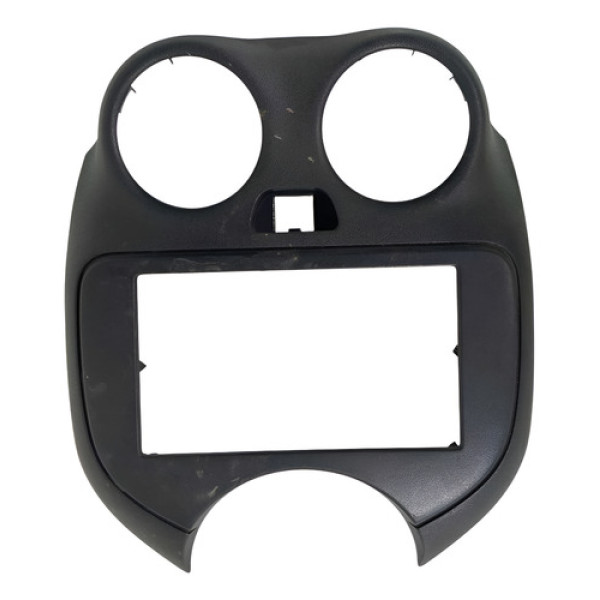 Acabamento Moldura Central Painel Nissan March 12/15 51633 Preto