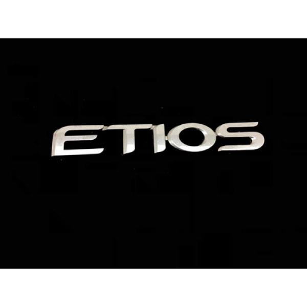 Emblema Etios Capô Traseiro Etios Hatch 2013/2022