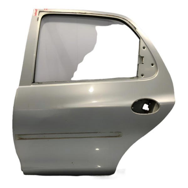 Porta Traseira Esquerda Chevrolet Celta 2007/2015 Traseira Esquerda Prateado