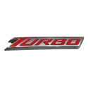 Emblema Turbo Tampa Traseira Cruze Sedan 2017/2023 45866 Vermelho