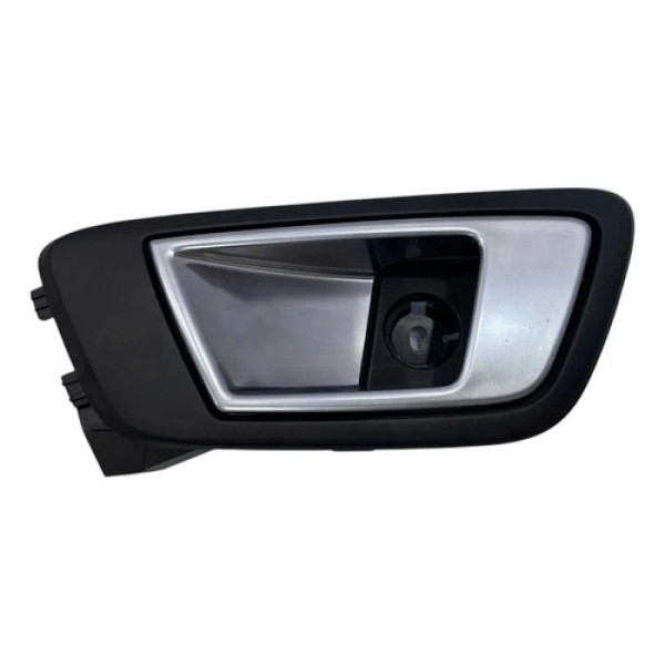 Maçaneta Int Porta Tras Esq Ford New Fiesta 2011/2021 6337 Prateado Traseira