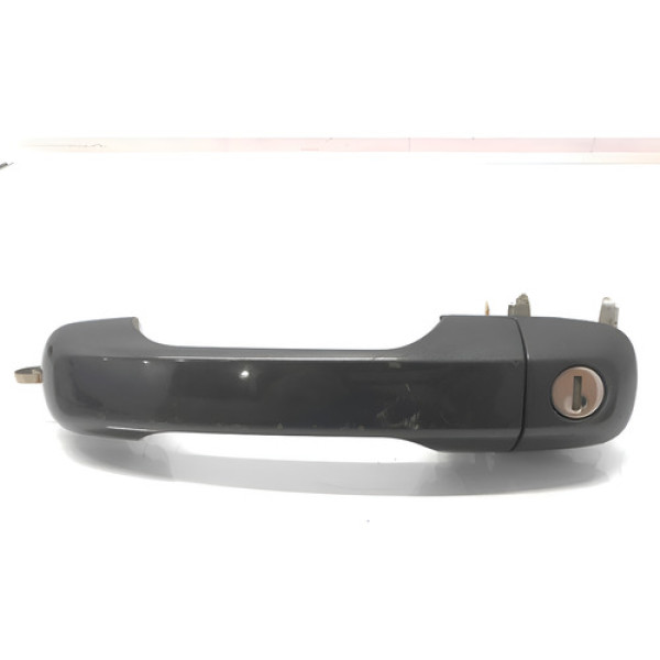 Maçaneta Externa C/detalhe Porta D.e Ford Fiesta 2003/2014 Cinza-escuro