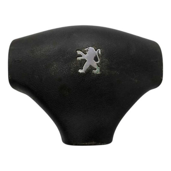 Capa Central Volante Peugeot 207 2004-2010 Preto