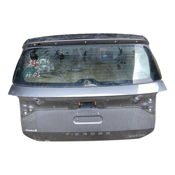 Tampa Traseira Volkswagen T-cross 2019/2024 52710 Prateado Prateado