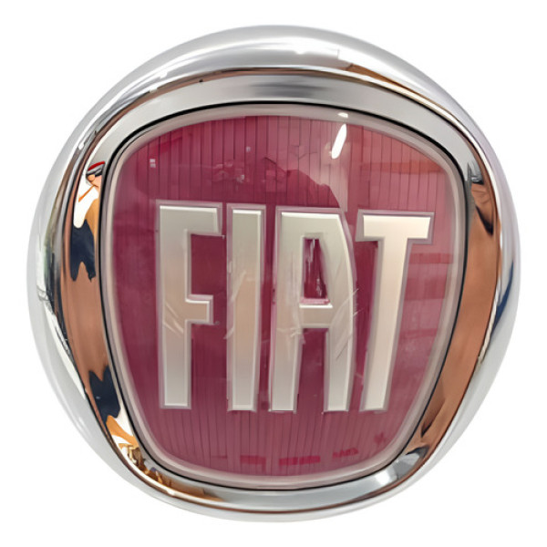 Emblema Maçaneta Capo Traseiro Fiat Bravo 2013/2016 Cinza