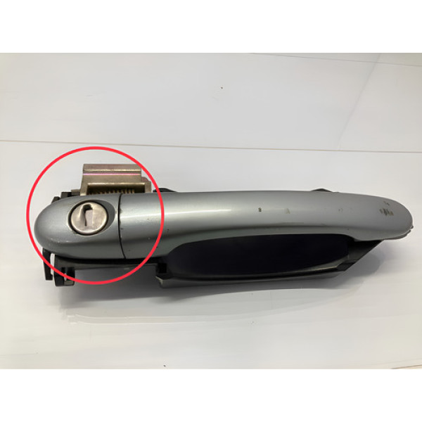 Maçaneta/puxador Porta Diant. Direita Fiat Palio 2013/2018 Cinza-escuro