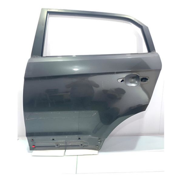 Porta Traseira Esquerda Hyundai Creta 2017/2021 Com Detalhes Traseira Esquerda Cinza-escuro