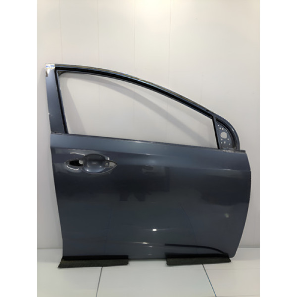 Porta Dianteira Direita Hyundai Hb20 2013/2018 Dianteira Direita Azul-aço
