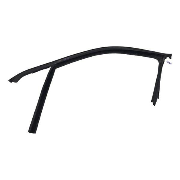 Borracha Canaleta Dianteira Esquerda Fiat Toro 2017/2021 Preto