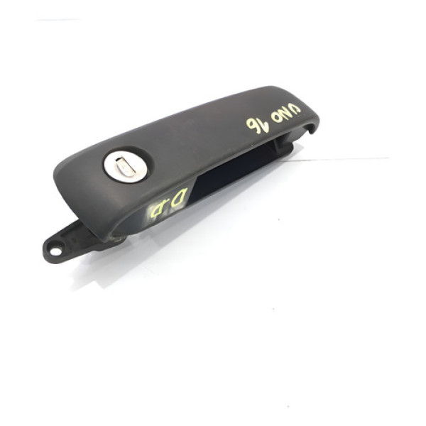 Maçaneta Externa Dianteira Direita Fiat Uno 2015/2021 Preto Dianteira