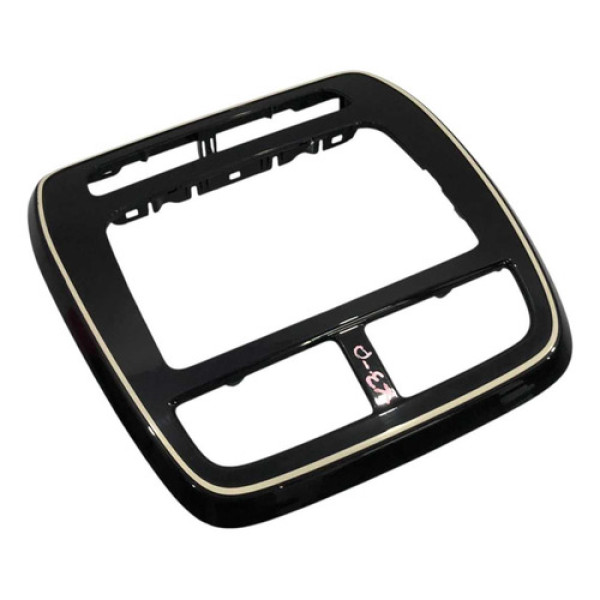 Moldura Central Painel Renault Kwid 2017/2021 22218 Preto