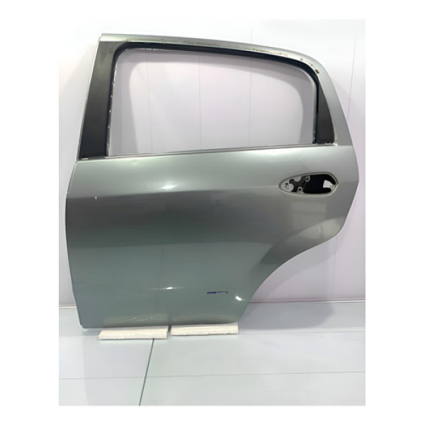 Porta Traseira Esquerda Fiat Punto 2009/2013 Com Detalhes Traseira Esquerda Cinza-escuro