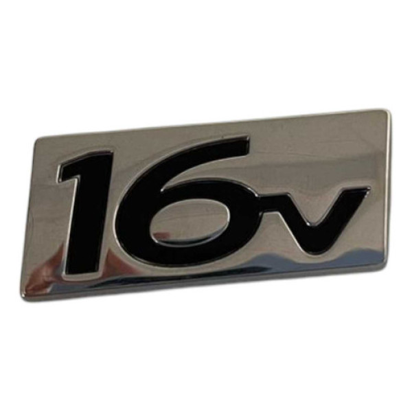 Emblema 16v Capo Traseiro Citroën C3 2003/2008 Cromado