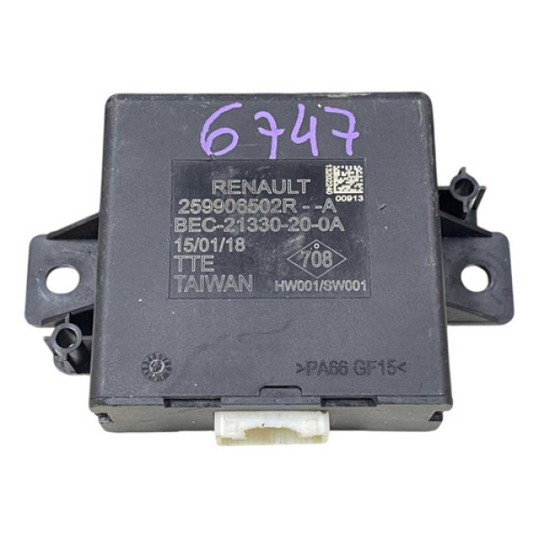 Modulo Sensor Estacionamento Renault Sandero Logan 2015/2020 Preto