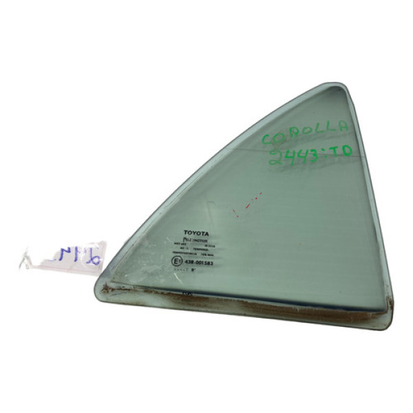 Vidro Fixo Porta Traseira Direita Toyota Corolla 2009/2014