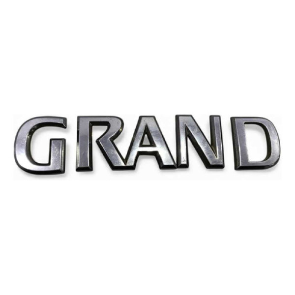 Emblema Tampa Traseira Nissan Grand Livina 2008/2015 52477 Prateado