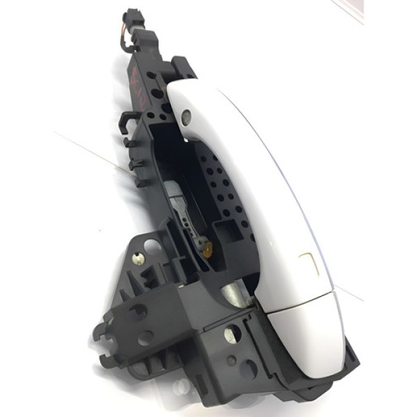 Maçaneta Externa Porta Traseira Esquerda Audi A6 2016 Branco