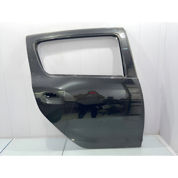 Porta Traseira Direita Renault Sandero 2015/2020 Traseira Direito Preto