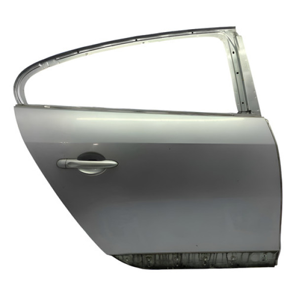 Porta Traseira Direita Renault Fluence 2011/2018 47339 Traseira Direita Prata